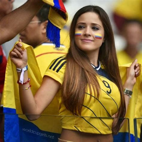 Colombia 1 Hot Football Fans Hot Fan Fifa World Cup