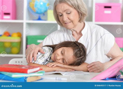 granny with her granddaughter stock image image of expression hair 84645517