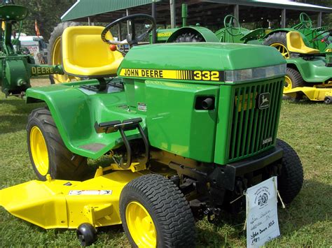 The 3rd John Deere 332 John Deere Garden Tractors Lawn Tractors Small