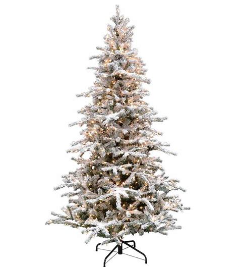 White Forest Flocked Artificial Christmas Tree Classics Collection