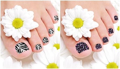 Decoracion de uñas delos pies mas de 20 diseños +videos + tutoriales. Pegatinas-decoradas-para-las-unas-de-los-pies - esBelleza.com