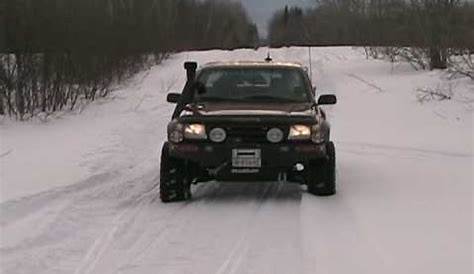 toyota tacoma rwd in snow