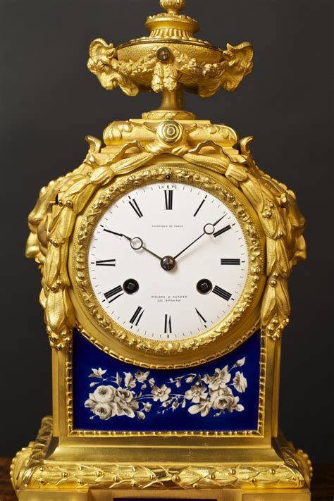 5 out of 5 stars. French Gilded Ormolu Mantel Clock | Olde Time Antique ...