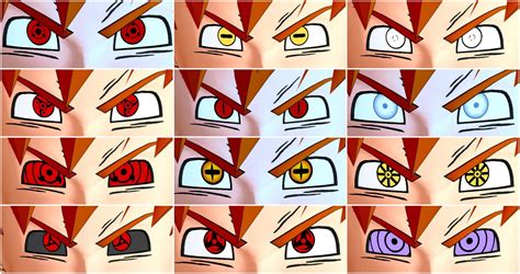 Ultimate Naruto Eye Pack Humsym Xenoverse Mods