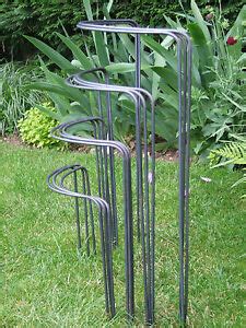 We mainly produce garden stakes, garden lights, fiberglass stakes, metal spiral stakes, garden tubes, weed barrier, shading net, tomato cage, plant support main item: 3 x "Bow-Type" Garden Plant Supports. Made from Solid 6mm Metal, | eBay