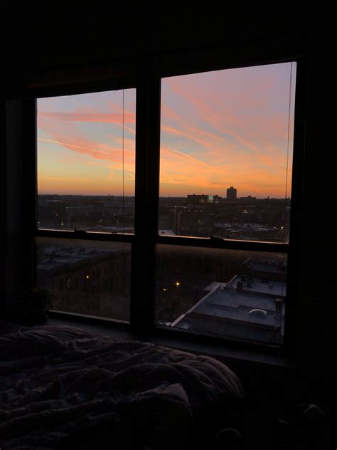 Sunset Sky Aesthetic Aesthetic Wallpapers Window View