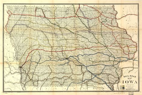 Railroad Maps 1828 To 1900 Available Online Iowa