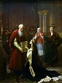 Queen Jadwiga's Oath, by Simmler | Poland art, Poland, Vintage artwork