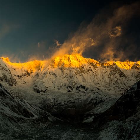 2048x2048 Annapurna Mountains Nature Landscape 5k Ipad Air Hd 4k