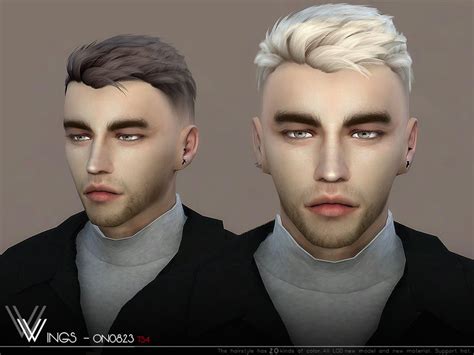 Male Hair 705 By Wingssims Liquid Sims