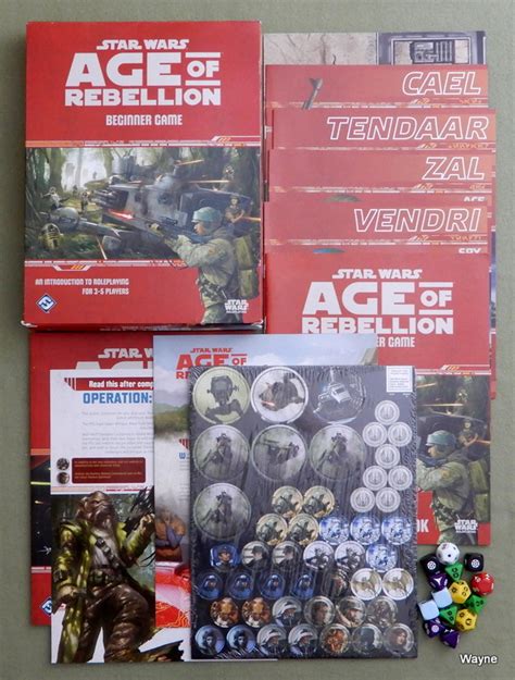 Star Wars Age Of Rebellion Beginner Game Star Wars Role Playing Game