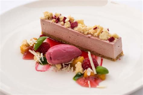 This is a list of desserts from the french cuisine. Peach & Raspberry Mascarpone cheesecake, blood peach ...