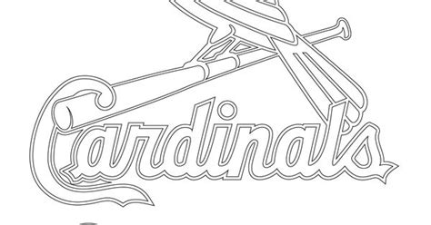 Louis coloring and activity book. St. Louis Cardinals Logo coloring page | SuperColoring.com ...