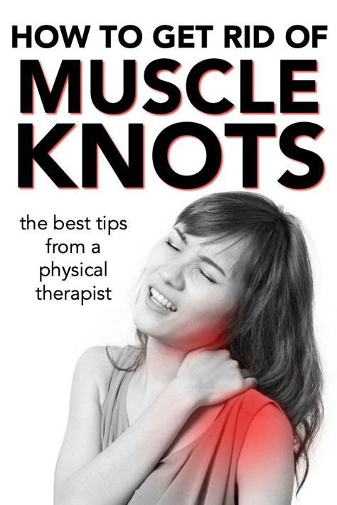 How To Get Rid Of Muscle Knots In Your Back Neck And Shoulders Advice