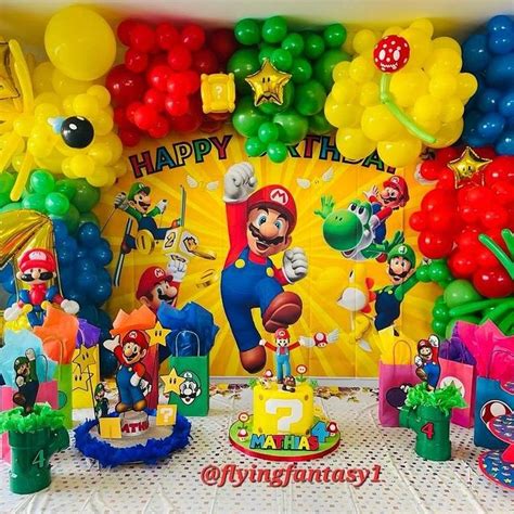Party Decor Mario Bros Fiesta De Mario Bros Decoracion De Mario Bros Cumpleaños De Mario Bros
