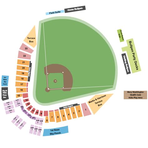Nationals Park Seating Map With Rows Elcho Table