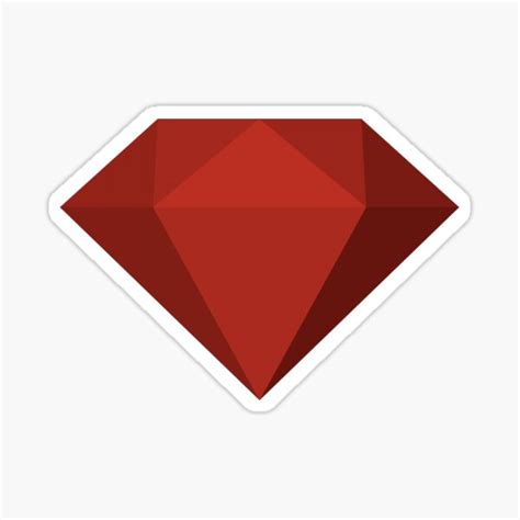 50% organic cotton, 50% soibean fiber. Ruby Stickers | Redbubble