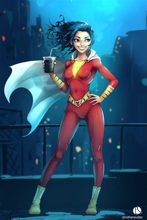 Fan Art Shazam Girl Version By Rothana Chhourm Comicbooks
