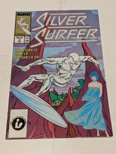 Silver Surfer 2 August 1987 Marvel Comics Return To Zenn La Shalla Bal