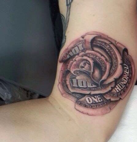 We did not find results for: Black work Tattoo Rose made from 100 dollar bill | Small ...