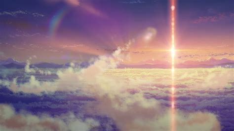 Find the best your name wallpapers on getwallpapers. White cumulus clouds, comic art, Your Name, Kimi no Na Wa ...