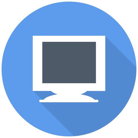 Monitor Icon | Free Flat Multimedia Iconset | DesignBolts gambar png