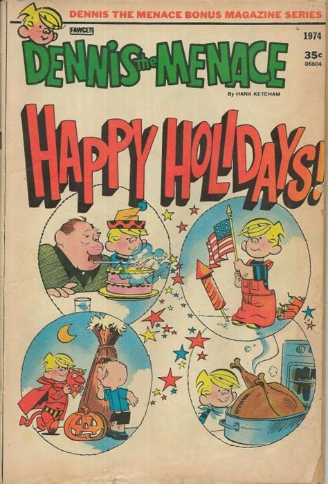 Dennis The Menace Bonus Magazine Series 124 Vintage 1974 Fawcett