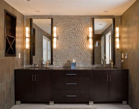 Walnut Contemporary Bath Modern Bathroom Boston By