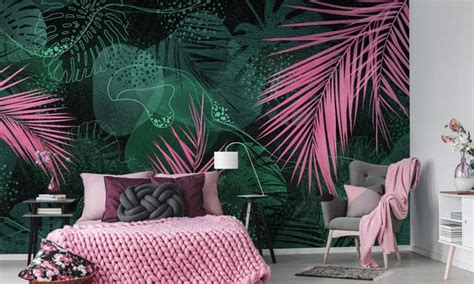 Tropical Palms Dream Wall Mural Wallpaper Extradecor