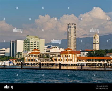 Asia Malaysia Penang Pulau Pinang Georgetown City Skyline And