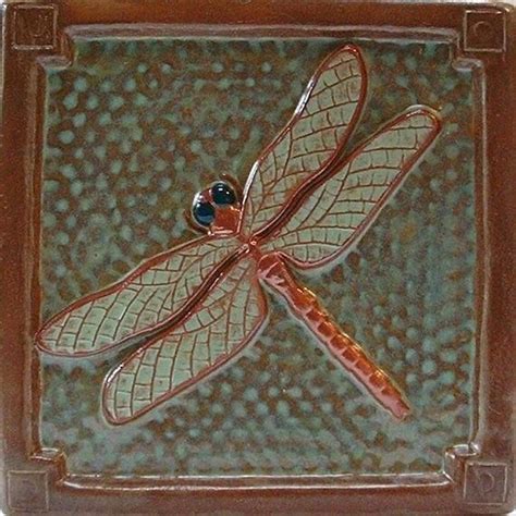 Dragonfly Tile Dragonfly Tile From Earth Song Tiles Dragonfly Art