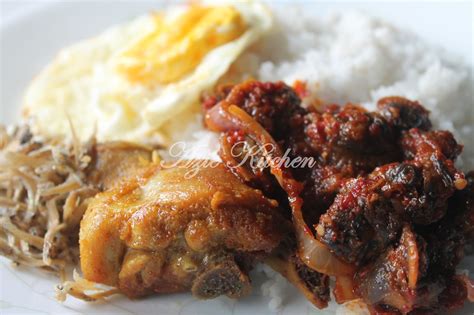 Nasi lemak served in singapore and malaysia is not complete without this sambal to accompany it. Nasi Lemak Dengan Sambal Kerang - Azie Kitchen