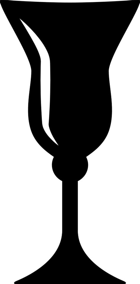 Elegant Black Wine Glass Svg Png Icon Free Download 14434 Onlinewebfonts