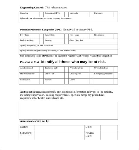 Free 14 Sample Health Risk Assessment Forms In Pdf Free Nude Porn Photos