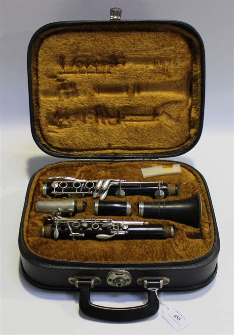 A Mid 20th Century Blackwood Clarinet By Lafleur Imported By Boosey
