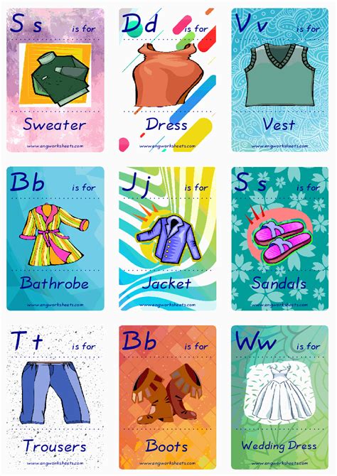 Truth Of The Talisman Clothing Flashcards Free Printable