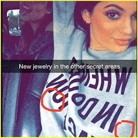 Kylie Jenner Confirms Nipple Piercings With Snapchat Pic Kylie Jenner