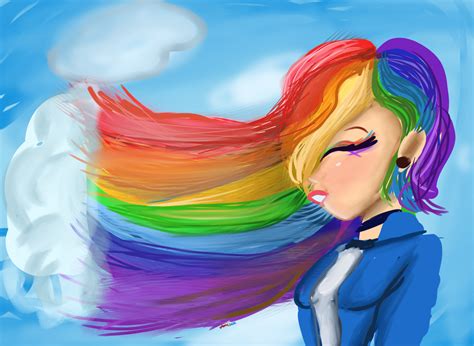 Artstation Rainbow Girl 🌈