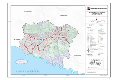 Peta Kota Peta Kabupaten Jember