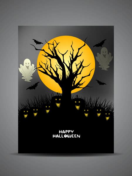 Happy Halloween Vector Background Vectors Graphic Art Designs In