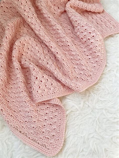 Dainty Shells Baby Blanket All About Ami