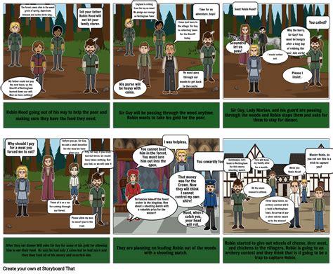Robin Hood Storyboard Storyboard By D C