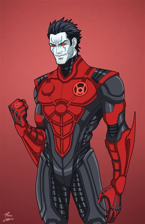 Apex Red Lantern Commission By Phil Cho Superhero Art Marvel