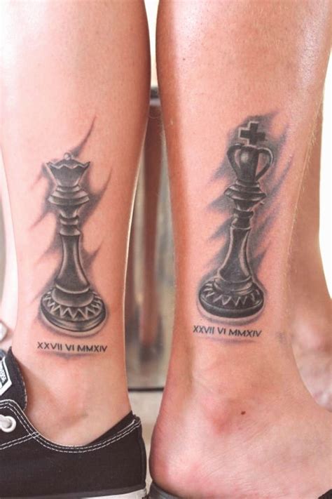 Fan Art Chess Piece Tattoo Couple Chess Tattoo Chess Squares Recipe
