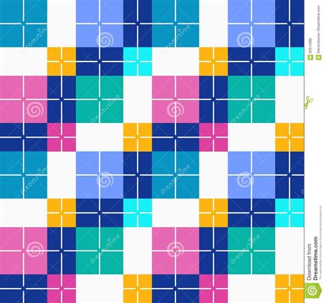 Squares Seamless Background Color Vector Stock Vector Illustration