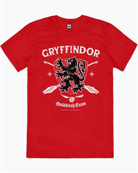 Gryffindor Quidditch Team T Shirt Official Harry Potter Merchn