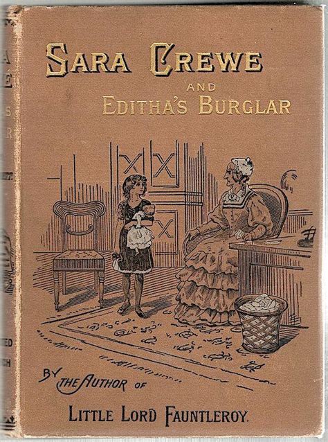 Sara Crewe And Ediths Burglar Par Burnett Frances Hodgson 1893