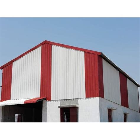 Mild Steel Rectangle Ms Roofing Shed For Factory At Rs 3000square