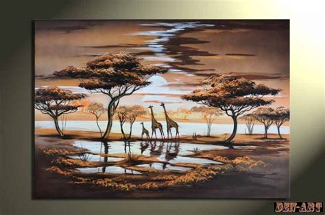Check spelling or type a new query. Hand-painted Oil Painting with Stretched Frame - African ...