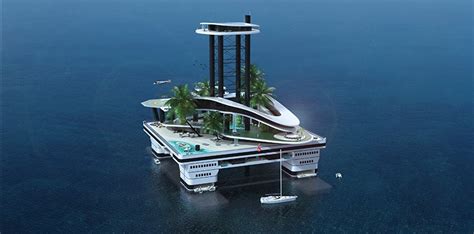 Moveable Floating Artificial Islands By Migaloo Reinterpret Luxury Yachting